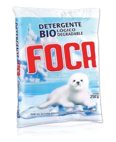Pack 9 Detergente En Polvo Foca 250g