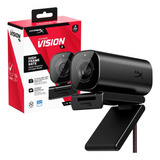 Webcam Gaming 4k 1080p Streaming Hyperx Vision S 8mpx Usb 