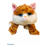 Peluche Gatito Acostado Miel Con Sonido Miau