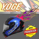 Casco Motocicleta Cerrado Certificado Yoge Promoción 