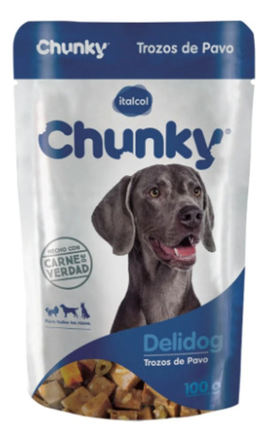 Chunky Delidog Trozos Pavo X 100 Gr 