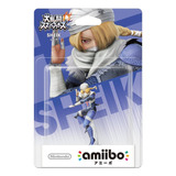 Figura Amiibo Original Sheik Legend Zelda Super Smash Bros