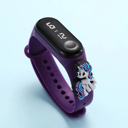 Relogio Digital Led Infantil Disney Super Herois Smartband