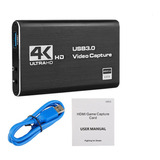 Tarjeta De Captura De Video Audio 4k 60hz Hdmi A Usb 3.0