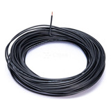 Cable Flexible Automotriz Calibre 18 Negro Rollo 30 Mts