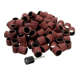 50 Lija Tambor Mini Taladros Mototool + 1 Mandril D1/4 G 60