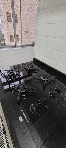 Fogão Cooktop Gás Brastemp Ative! Bdd61 Preto - Usado