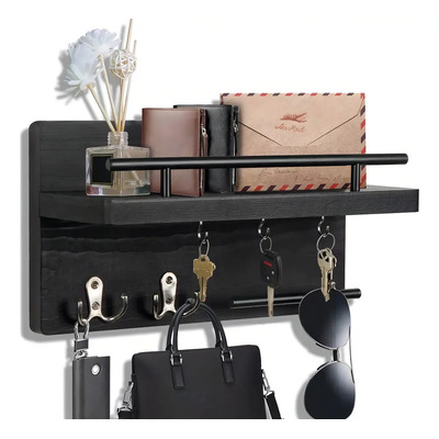Porta Llaves Portallaves Rústico Montar En Pared Madera | MercadoLibre