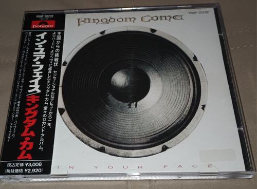 Cd Kingdom Come - In Your Face (japan) Obi - Lenny Wolf