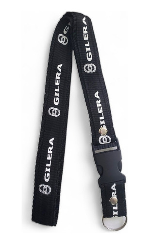 Llavero Colgante Lanyard Cinta Mosqueton 45 Cm Moto Gilera