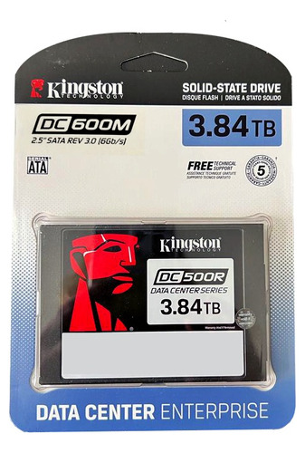 Ssd Servidor Kingston 3.84tb Sata 6gbps Dc600m Enterprise