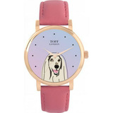 Reloj  Para Mujer Con Diseño Personalizado De Perro Afgano B