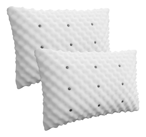 Kit 2 Travesseiro Magnético Terapêutico Ortopédico Pillow
