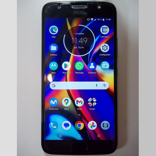 Celular Motorola Moto G5 S Plus Movistar Con Detalle Anda Ok