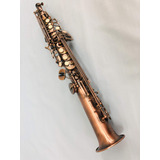Saxofón Recto Soprano Antiguo Profesional