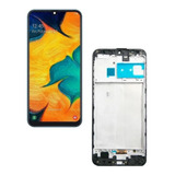 Tela Frontal Display Para Samsung M21s M30s M30 M31 Com Aro