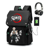 Mochila Usb Anime Demon Slayer Para Ordenador Portá