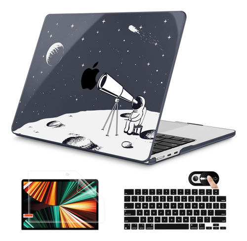 Funda Mektron Para Macbook Air 13 M2 + C/teclado Telescope