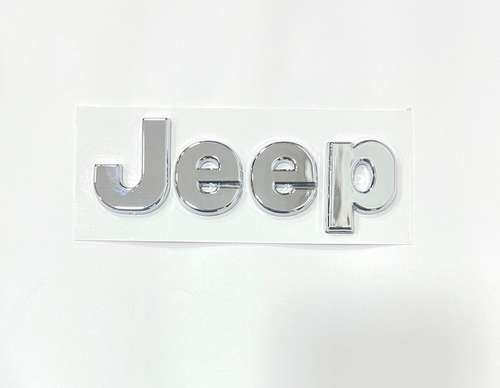 Emblema Jeep Cromado ( Incluye Adhesivo 3m) Foto 2