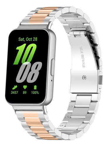 Correa De Reloj De Metal Para Samsung Galaxy Fit 3