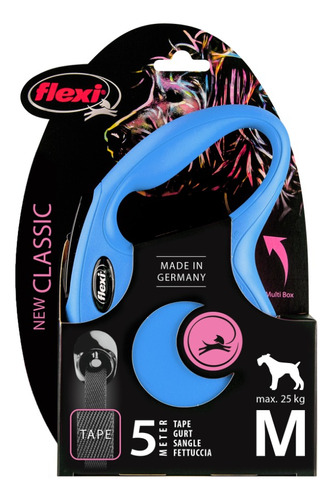 Correa Retráctil Para Perro Flexi New Classic Talla M 25kg