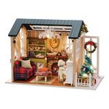 Diy Navidad Miniatura Casa De Muñecas Kit Realista Mini 3d