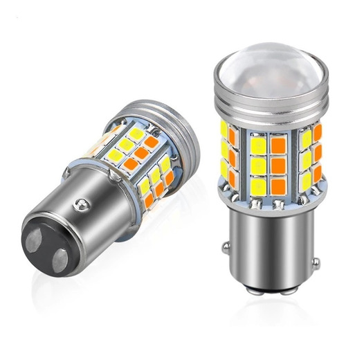 Dos Focos Led 1034 7443 1157 3157 T20 Dual Color Direccional