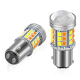 Dos Focos Led 1034 7443 1157 3157 T20 Dual Color Direccional