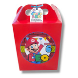 Cajas Dulceras Mario Bros Personalizada 30 Pzas