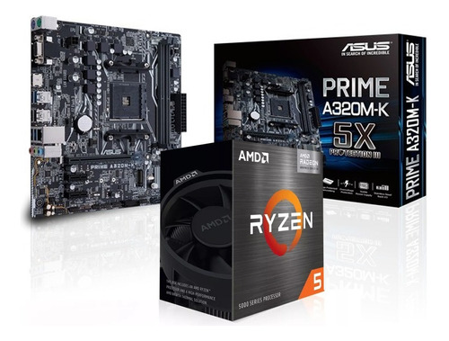 Combo Actualizacion Ddr4 Ryzen 5 4600g + Motherboard A320m