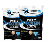 Whey Concentrado 100% 2,1kg Healthtime - Baunilha