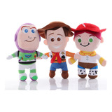 3pcs Toy Story Woody Jessie Buzz Muñeca Peluche Juguete 25cm