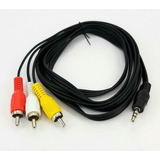 Cable De Audio Video 3 Rca Macho Mini Plug 35mm