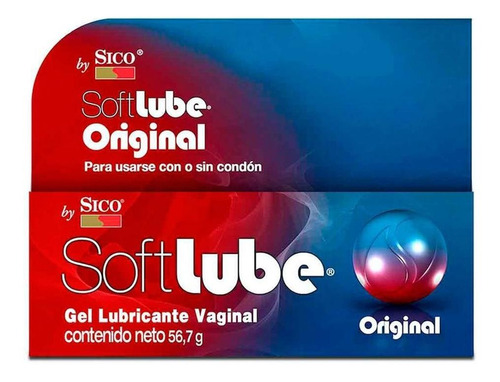 Lubricante Íntimo En Gel Sico Softlube Original 56.7 G