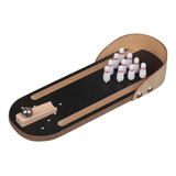  Juego De Bolos Madera Escritorio Portátil