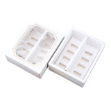 0 10pcs Macarons Caja De Papel Con Ventana Transparente $