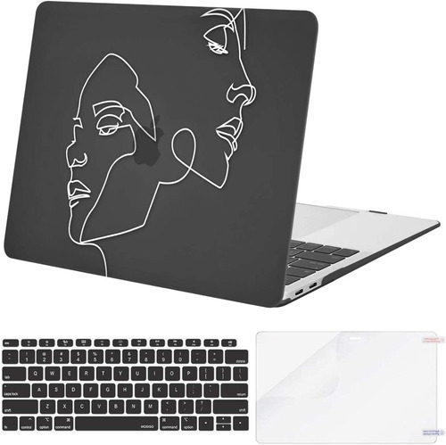 Carcasa+ Mica+funda Teclado Para Macbook Air 13 A2179 Facial