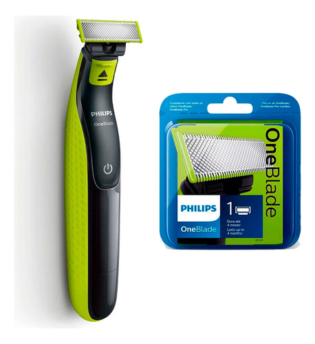 Aparador De Pelos Philips One Blade Qp2724/10 Com 1 Refil