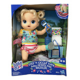 Baby Alive Step N Giggle 2018 Muñeca Interactiva Rubia Ojo A