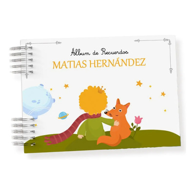 Álbum Fotográfico De 0 A 10 Años Temáticos Animados 01 Color Beige Principito | Envío gratis