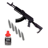 Rifle Crosman Full Auto Ak1 Co2 De Postas Cal 177 Automática