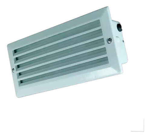 06 Luminaria De Embutir Parede Externa Aluminio 6300 Branco