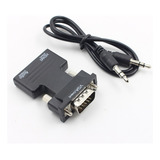 Convertidor Compatible Hdmi A Vga -hdmi Hembra A Vga Macho