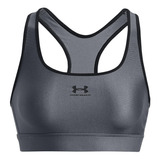 Top Mujer Authntcs Mid Padless Gris Under Armour