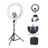 Ring Light 18 Tomate 448 Led 80w Profissional Grande Tripé