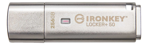 Memoria Usb-a Kingston Ironkey Locker+ 50 256gb 145mb/s