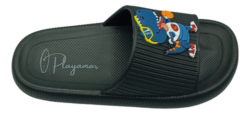Sandalia Slide Unisex Juvenil Dinosaurio Tallas 23 Al 26