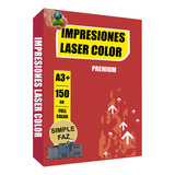 100 Impresiones Color A3+ Simple Faz En El Acto