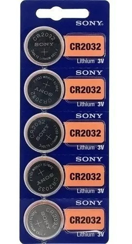 Bateria Cr2032 Sony Original Embalagem Com 5 Peças