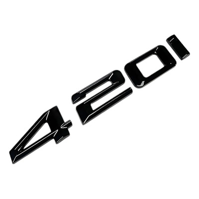 Emblema Cajuela Bmw 420i Negro Gloss | Meses sin interés